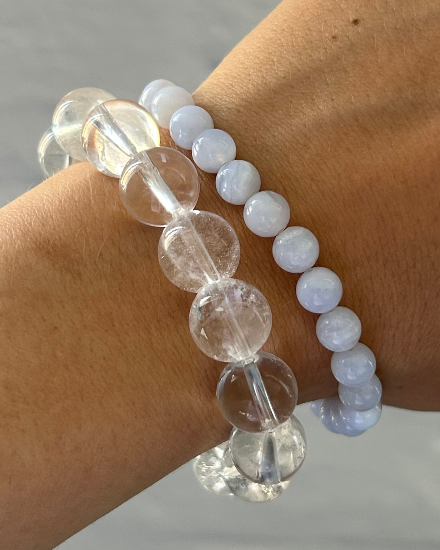 TRANSPARENT GEM BRACELET