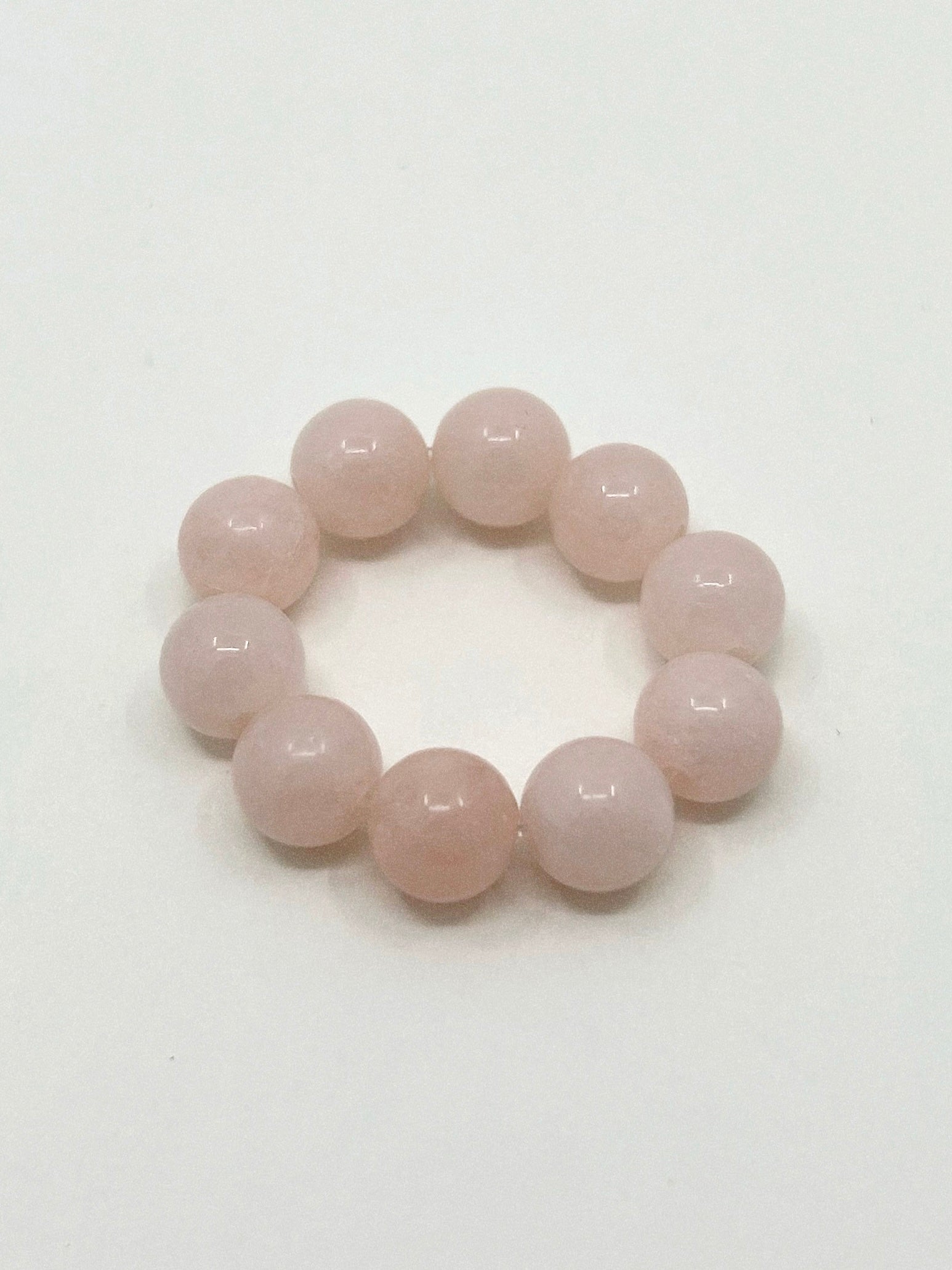 TINY ROSE FLUFF BALL