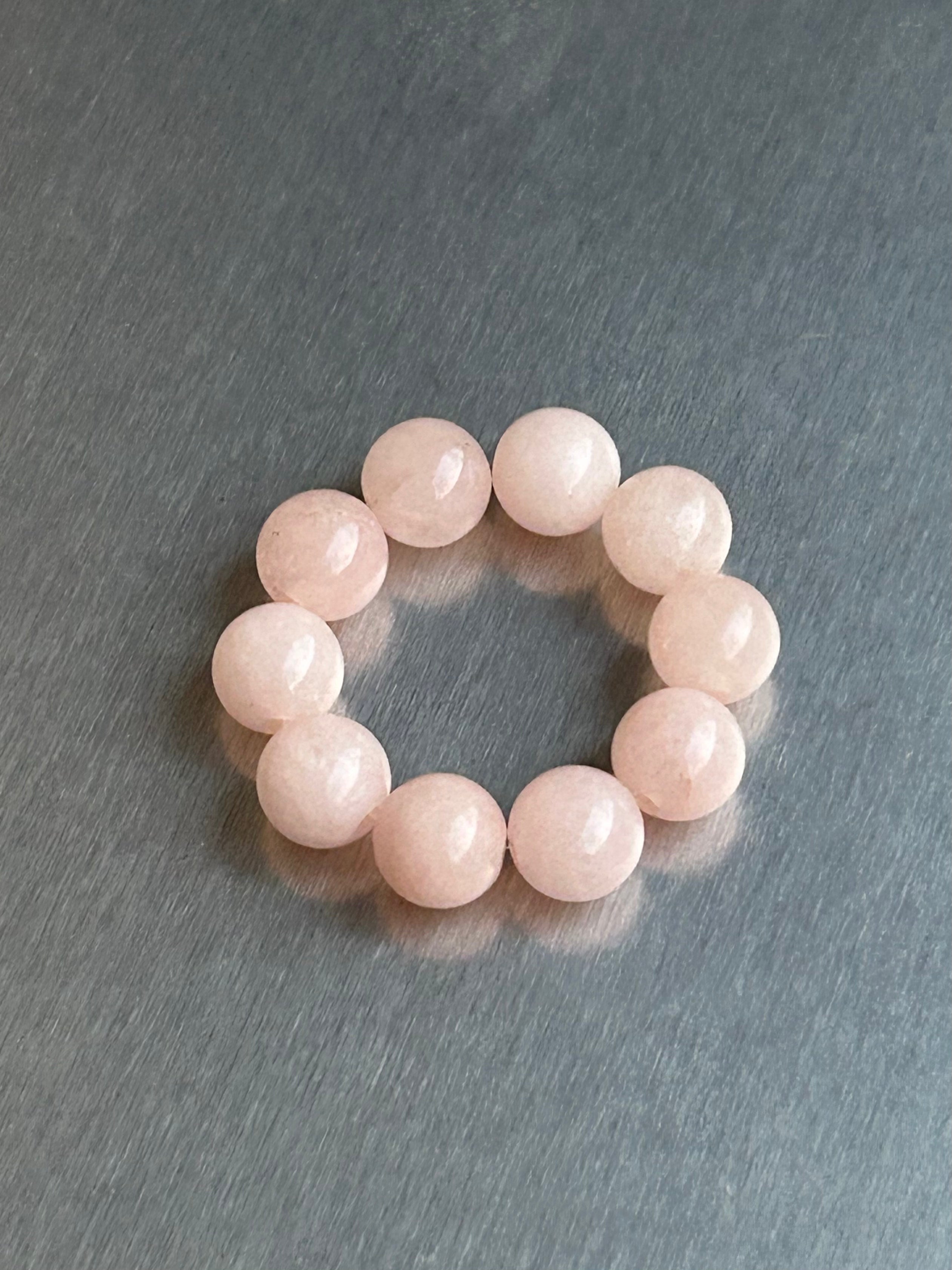 TINY ROSE FLUFF BALL